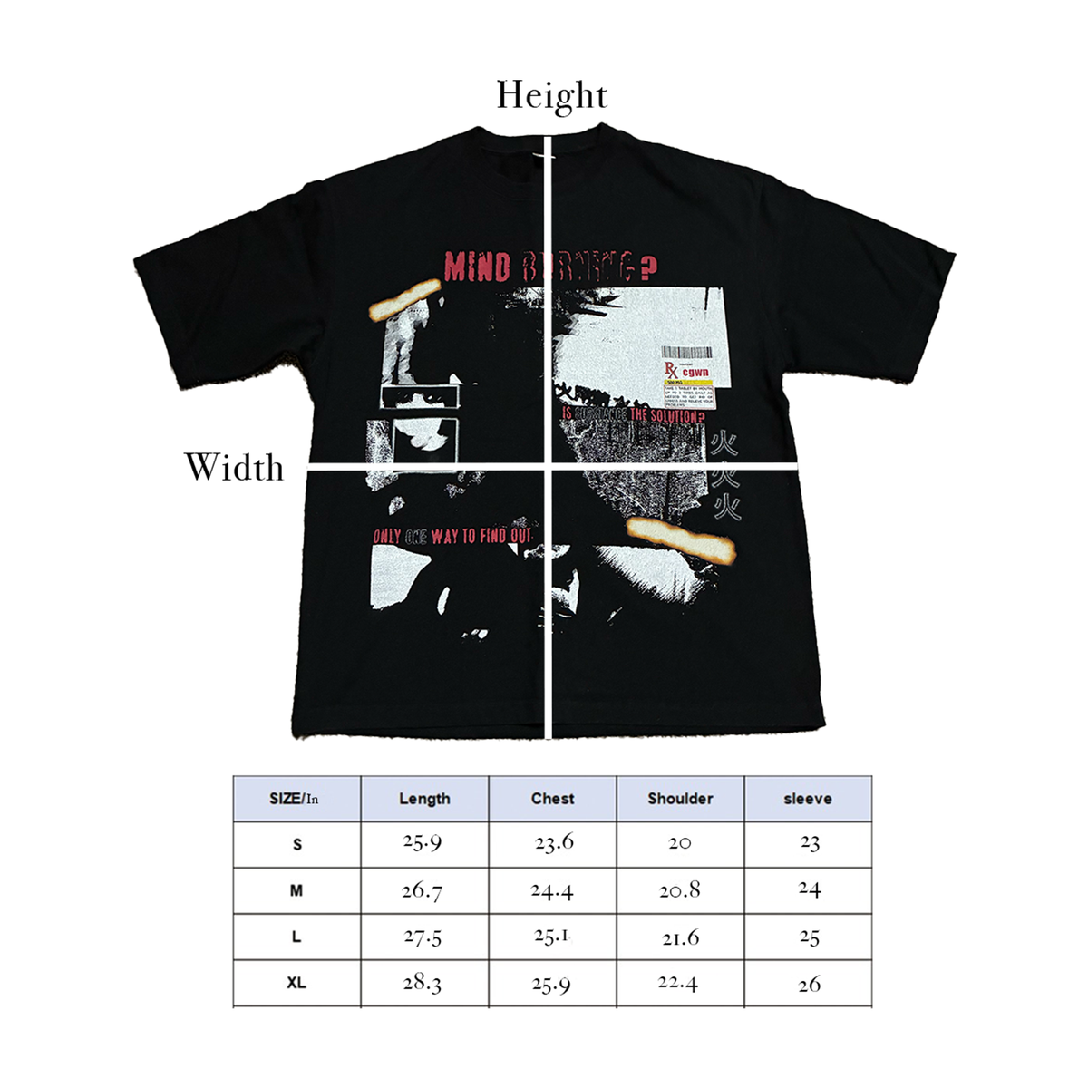 Mind Burn tee